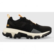  σουέτ αθλητικά παπούτσια caterpillar χρώμα: μαύρο