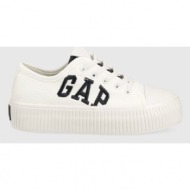 παιδικά πάνινα παπούτσια gap χρώμα: άσπρο