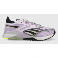  αθλητικά παπούτσια reebok nano x2 tr adventure χρώμα: μοβ