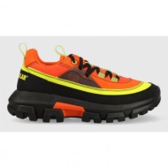  δερμάτινα αθλητικά παπούτσια caterpillar raider lace supercharged χρώμα: πορτοκαλί, p111052