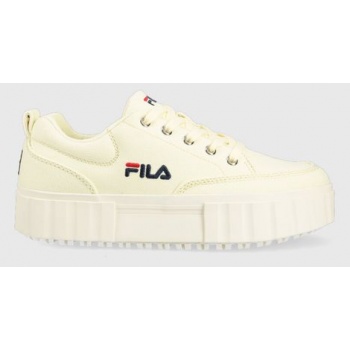 πάνινα παπούτσια fila sandblast χρώμα