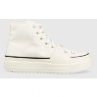  πάνινα παπούτσια converse chuck taylor all star construct χρώμα: άσπρο, a02832c
