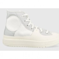  πάνινα παπούτσια converse chuck taylor all star construct χρώμα: γκρι, a05042c