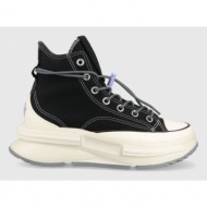  πάνινα παπούτσια converse run star legacy cx χρώμα: μαύρο, a05015c