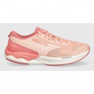  παπούτσια για τρέξιμο mizuno wave revolt 3 χρώμα: ροζ