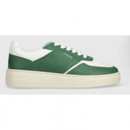  δερμάτινα αθλητικά παπούτσια copenhagen χρώμα: πράσινο, cph1m leather mix