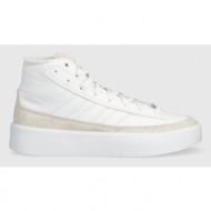  δερμάτινα ελαφριά παπούτσια adidas χρώμα: άσπρο