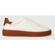  δερμάτινα αθλητικά παπούτσια gant mc julien χρώμα: άσπρο, 27631222.g13