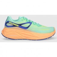  παπούτσια για τρέξιμο salomon aero glide χρώμα: πράσινο