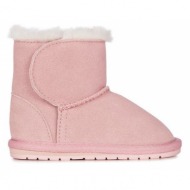  μπότες χιονιού σουέτ για παιδιά emu australia toddle χρώμα: ροζ