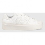  δερμάτινα αθλητικά παπούτσια adidas originals superstar bonega χρώμα: άσπρο