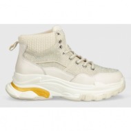  δερμάτινα αθλητικά παπούτσια goe χρώμα: άσπρο, mm2n4016.white