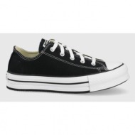  πάνινα παπούτσια converse chuck taylor χρώμα: μαύρο