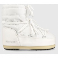  μπότες χιονιού moon boot light low nylon χρώμα: άσπρο