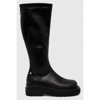 μπότες goe χρώμα μαύρο, mm2n4068.black