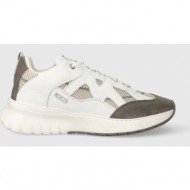  δερμάτινα αθλητικά παπούτσια mercer amsterdam the jupiter χρώμα: άσπρο, me233016