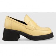  δερμάτινα γοβάκια vagabond shoemakers shoemakers dorah χρώμα: κίτρινο, 5542.001.15