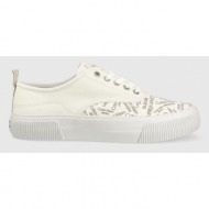  πάνινα παπούτσια calvin klein jeans χρώμα: άσπρο