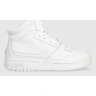  δερμάτινα αθλητικά παπούτσια fila fxventuno χρώμα: άσπρο