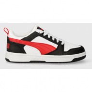  παιδικά αθλητικά παπούτσια puma rebound v6 lo jr χρώμα: κόκκινο