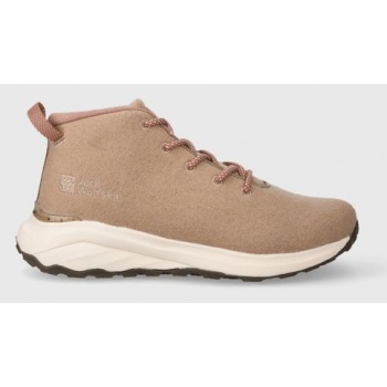 υποδήματα jack wolfskin campfire wool