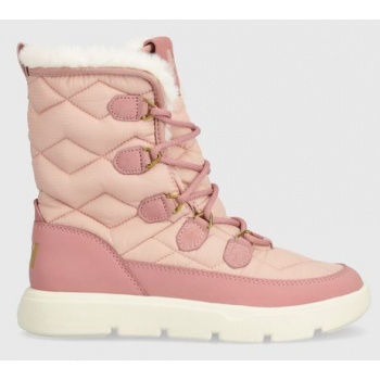 μπότες χιονιού helly hansen χρώμα ροζ