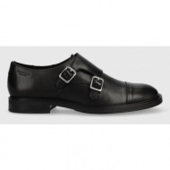  δερμάτινα κλειστά παπούτσια vagabond shoemakers andrew χρώμα: μαύρο, 5668.201.20