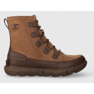  δερμάτινα παπούτσια sorel explorer next boot wp 10 χρώμα: καφέ, 2058921242