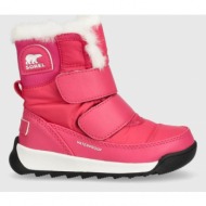  παιδικές μπότες χιονιού sorel χρώμα: ροζ