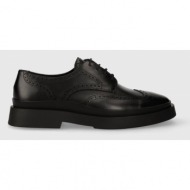  δερμάτινα κλειστά παπούτσια vagabond shoemakers mike χρώμα: μαύρο, 5663.001.20