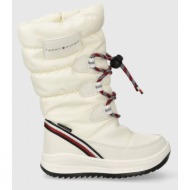  παιδικές μπότες χιονιού tommy hilfiger χρώμα: άσπρο
