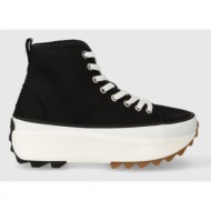  πάνινα παπούτσια pepe jeans woking street χρώμα: μαύρο, pls31520