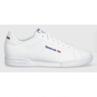  δερμάτινα αθλητικά παπούτσια reebok classic npc ii χρώμα: άσπρο