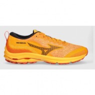  παπούτσια για τρέξιμο mizuno wave rider gtx χρώμα: πορτοκαλί
