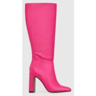  μπότες steve madden ambrose χρώμα: ροζ, sm11002642