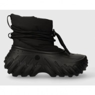  μπότες χιονιού crocs echo boot χρώμα: μαύρο, 208716