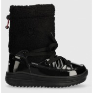  παιδικές μπότες χιονιού tommy hilfiger χρώμα: μαύρο