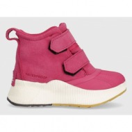  παιδικές χειμερινές μπότες sorel childrens out n about™ classic wp χρώμα: ροζ