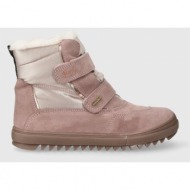 παιδικές χειμερινές μπότες primigi χρώμα: ροζ