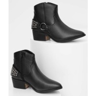  δερμάτινες καουμπόικες μπότες answear lab γυναικεία, χρώμα: μαύρο