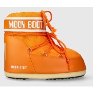  μπότες χιονιού moon boot icon low nylon χρώμα: πορτοκαλί, 14093400.014