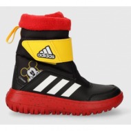  παιδικές χειμερινές μπότες adidas ig7189 winterplay mickey c cblack/ftwwht χρώμα: μαύρο