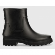  ουέλλινγκτον calvin klein rain boot χρώμα: μαύρο