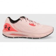  παπούτσια για τρέξιμο under armour hovr sonic 5 χρώμα: ροζ f30