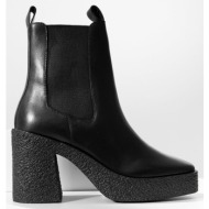  δερμάτινες μπότες τσέλσι answear lab γυναικεία, χρώμα: μαύρο,