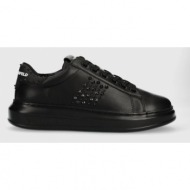  δερμάτινα αθλητικά παπούτσια karl lagerfeld kapri mens χρώμα: μαύρο, kl52574