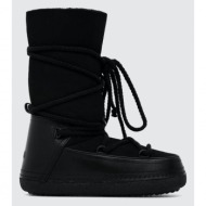  δερμάτινες μπότες χιονιού inuikii classic high χρώμα: μαύρο, 75107-007 f375107-007