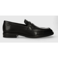  δερμάτινα μοκασίνια vagabond shoemakers andrew χρώμα: μαύρο, 5768.101.20