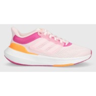  παιδικά αθλητικά παπούτσια adidas ultrabounce j χρώμα: ροζ