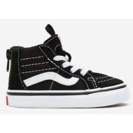  παιδικά πάνινα παπούτσια vans vn000xg5 td sk8-hi zip χρώμα: μαύρο